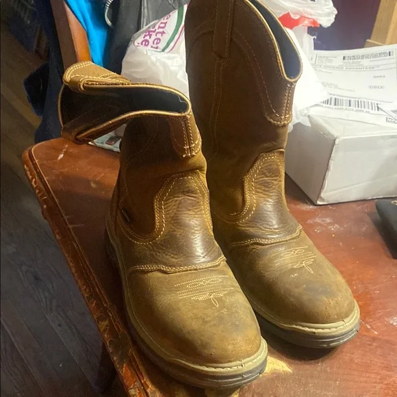 Wolverine Brown Ankle Boots with Rubber Sole Wolverine MEN main image 4